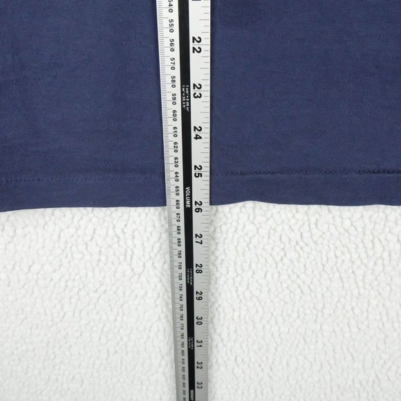 Screen Stars Best T Shirt Womens Medium Navy Blue Vintage Crew Short Sleeve 90s - Picture 6 of 9